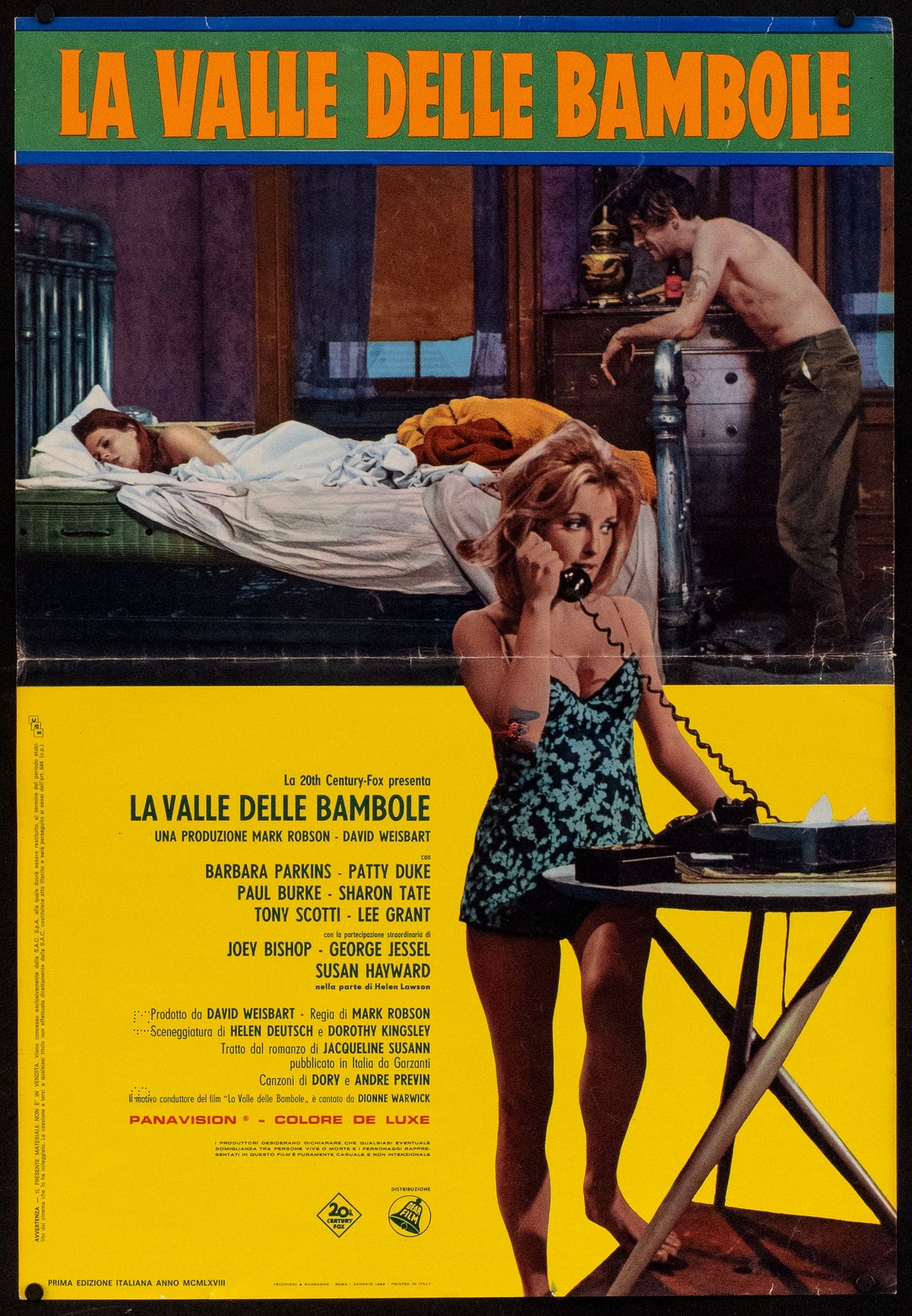 Valley of the Dolls Italian Photobusta (18x26) Original Vintage Movie Poster