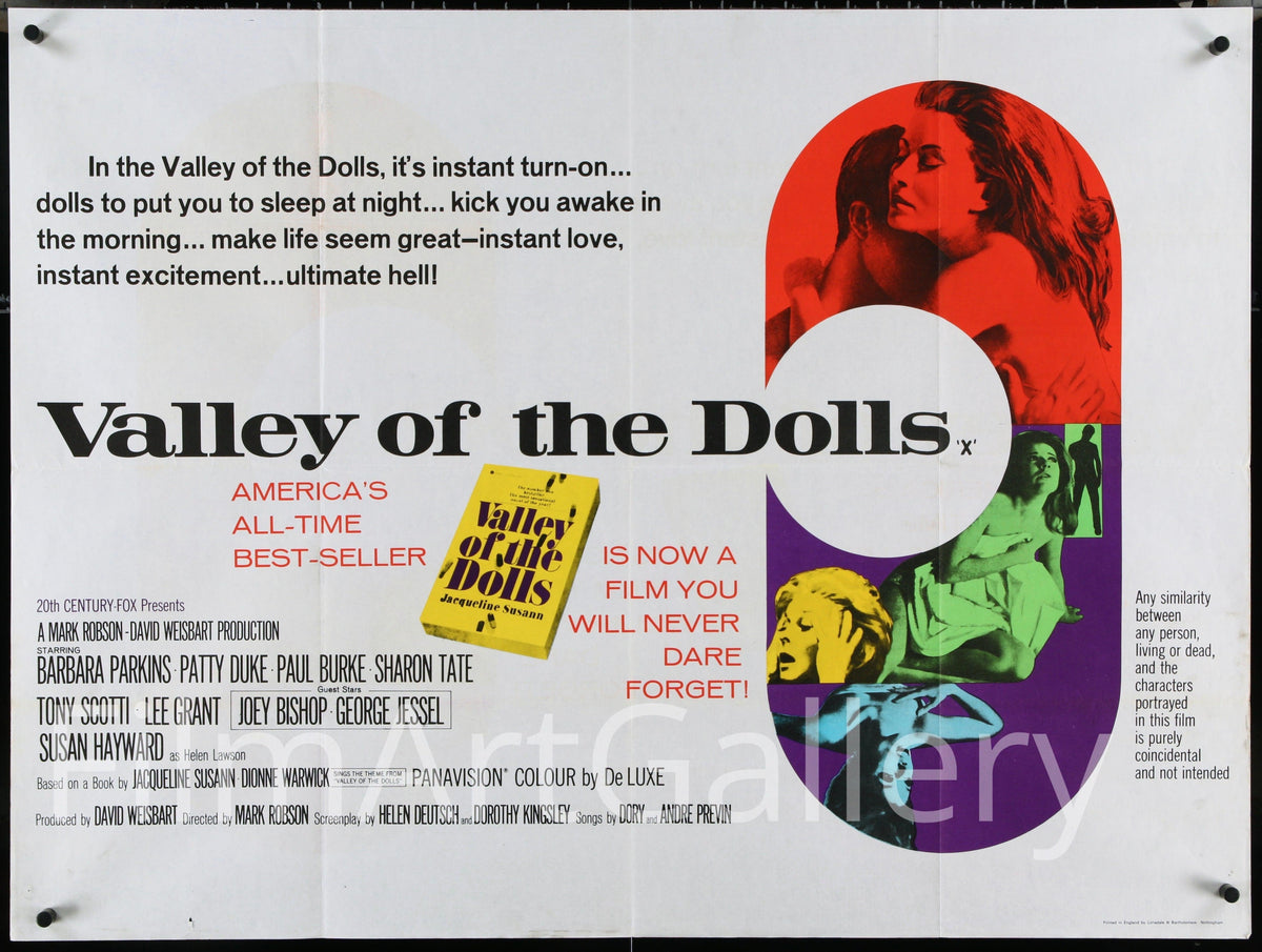Valley of the Dolls Original Vintage Movie Poster