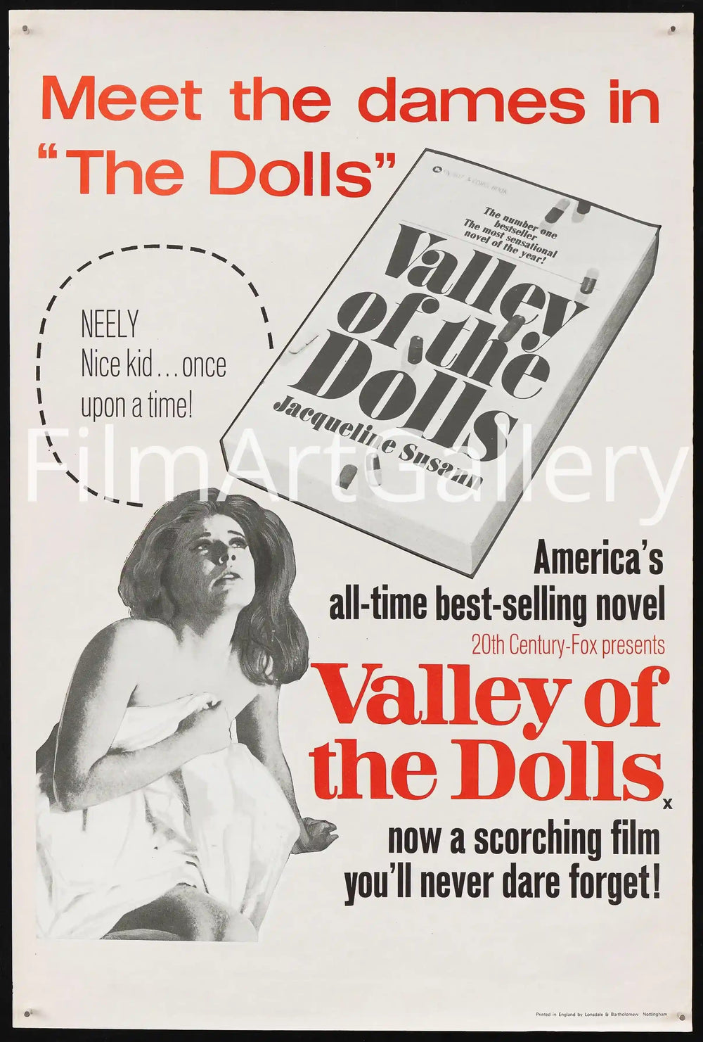 Valley of the Dolls Original Vintage Movie Poster