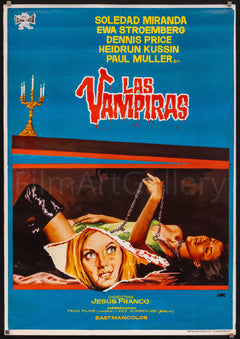 Vampyros Lesbos Movie Poster 1973 1 Sheet (27x41)