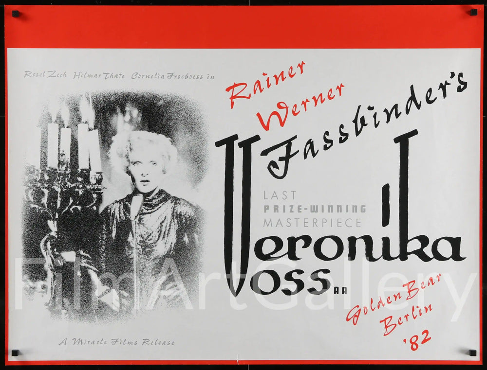 Veronika Voss Original Vintage Movie Poster