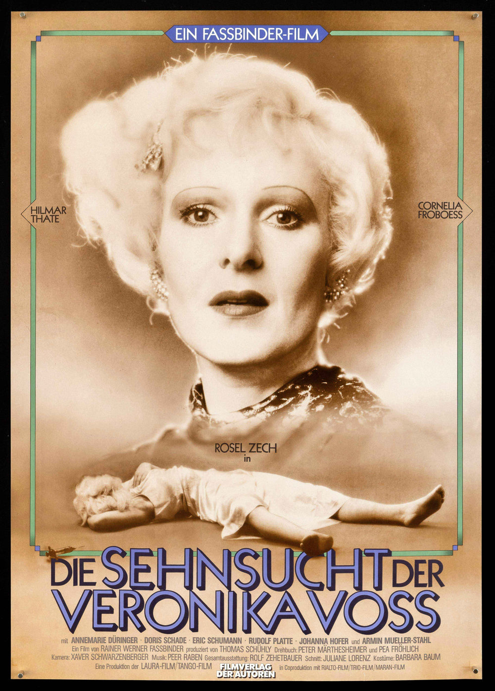 Veronika Voss Original Vintage Movie Poster