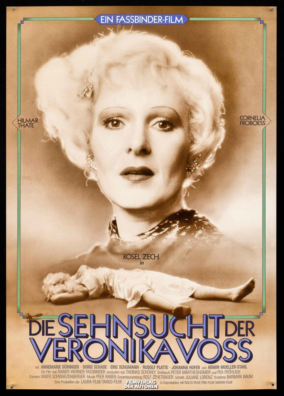 Veronika Voss Original Vintage Movie Poster