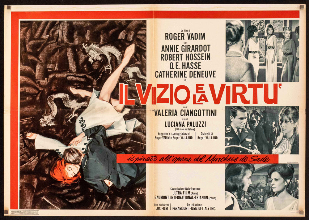 Vice and Virtue (Le Vice et La Virtu) Original Vintage Movie Poster