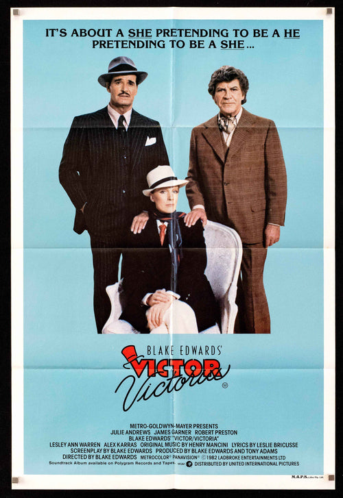 Victor/Victoria Original Vintage Movie Poster