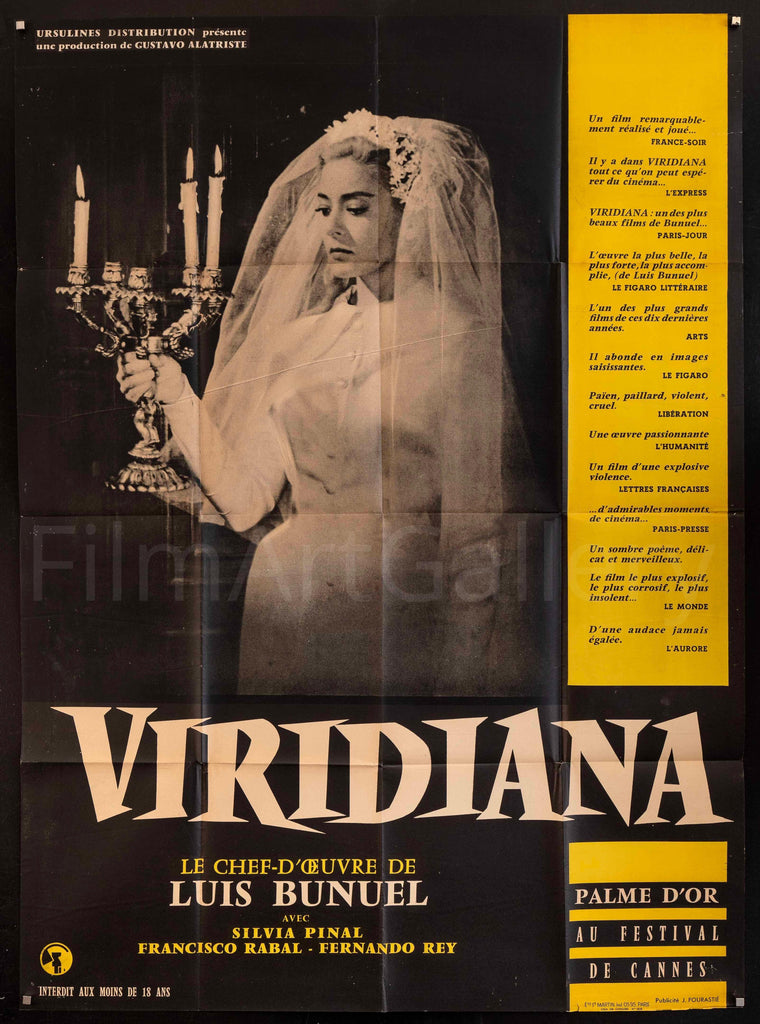 Viridiana French 1 Panel (47x63) Original Vintage Movie Poster