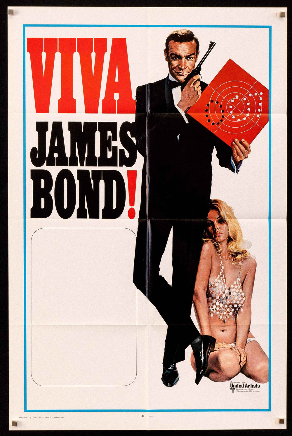 Viva James Bond Original Vintage Movie Poster