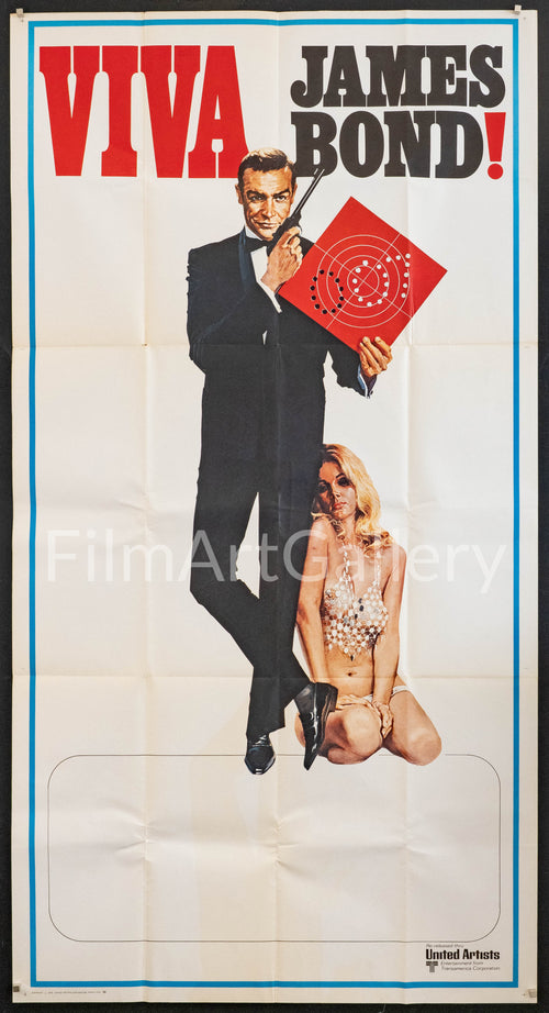 Viva James Bond Original Vintage Movie Poster