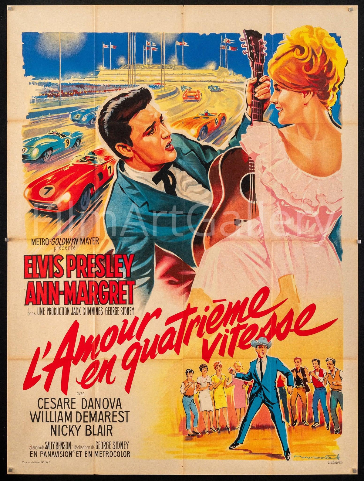 Viva Las Vegas Original Vintage Movie Poster