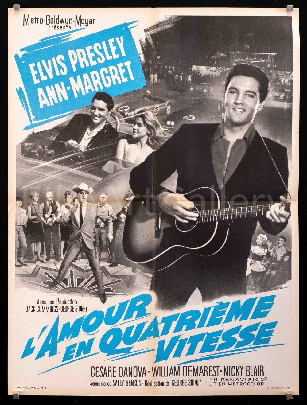 Viva Las Vegas Original Vintage Movie Poster