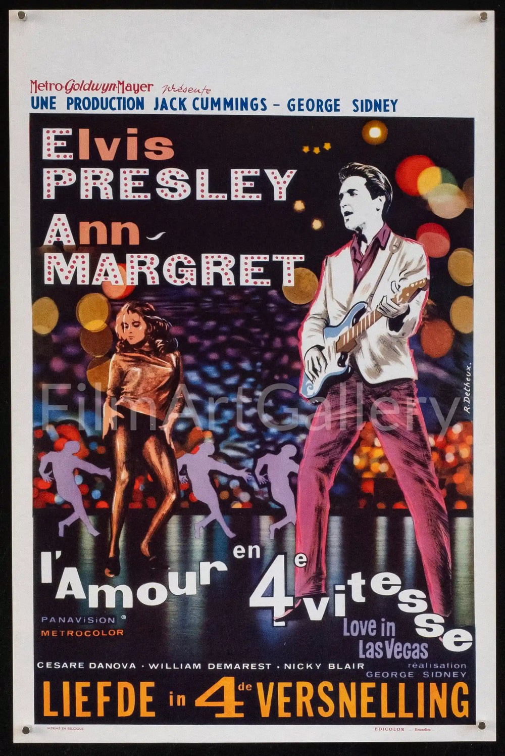 Viva Las Vegas Original Vintage Movie Poster