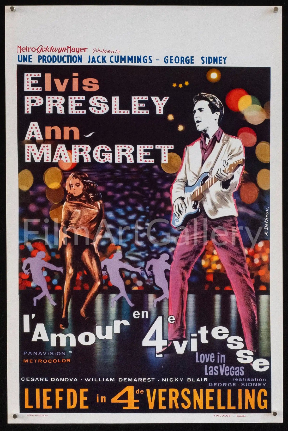Viva Las Vegas Original Vintage Movie Poster
