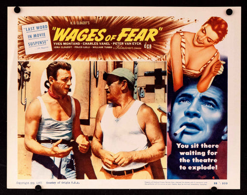 Wages of Fear Original Vintage Movie Poster
