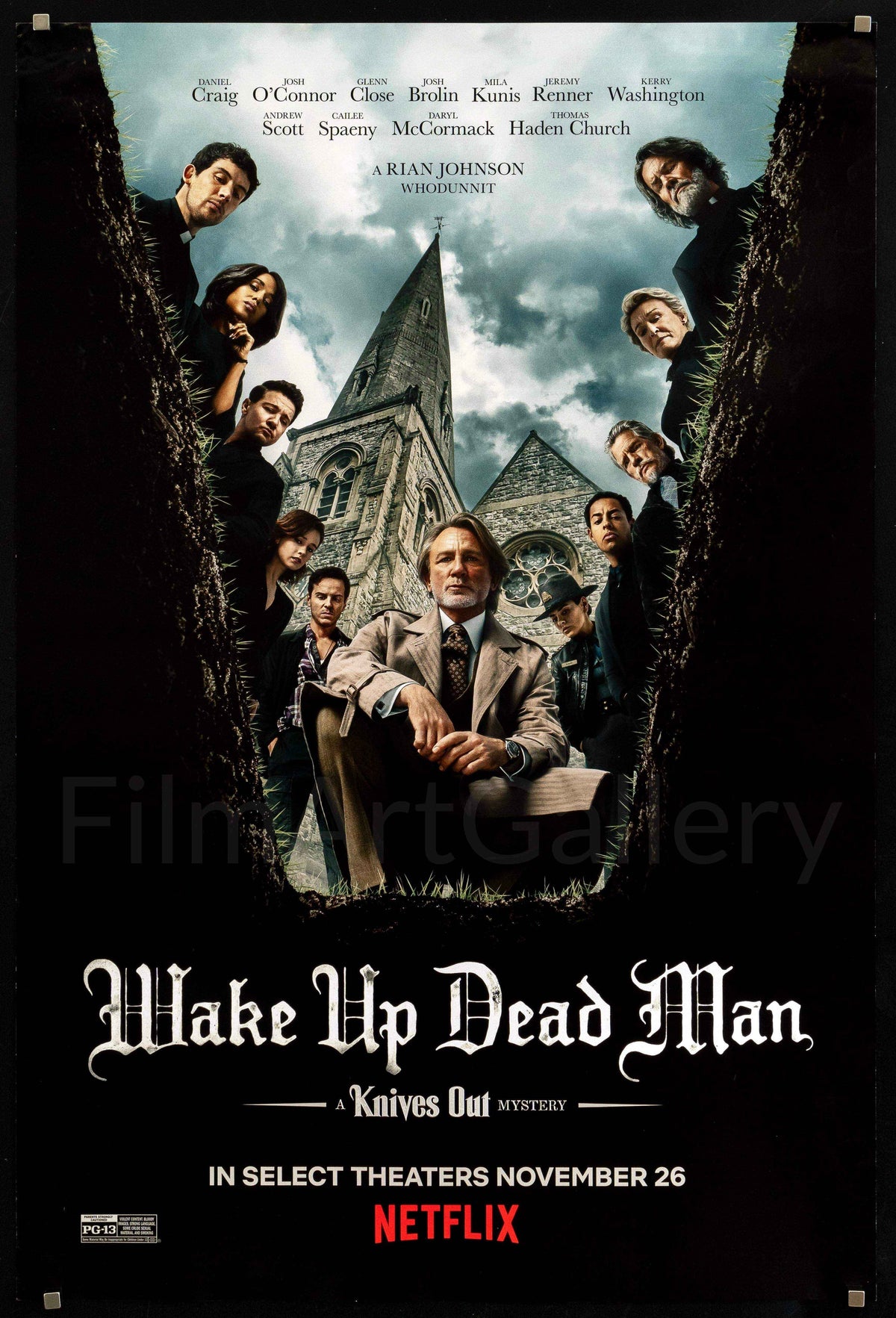 Wake Up Dead Man Original Vintage Movie Poster