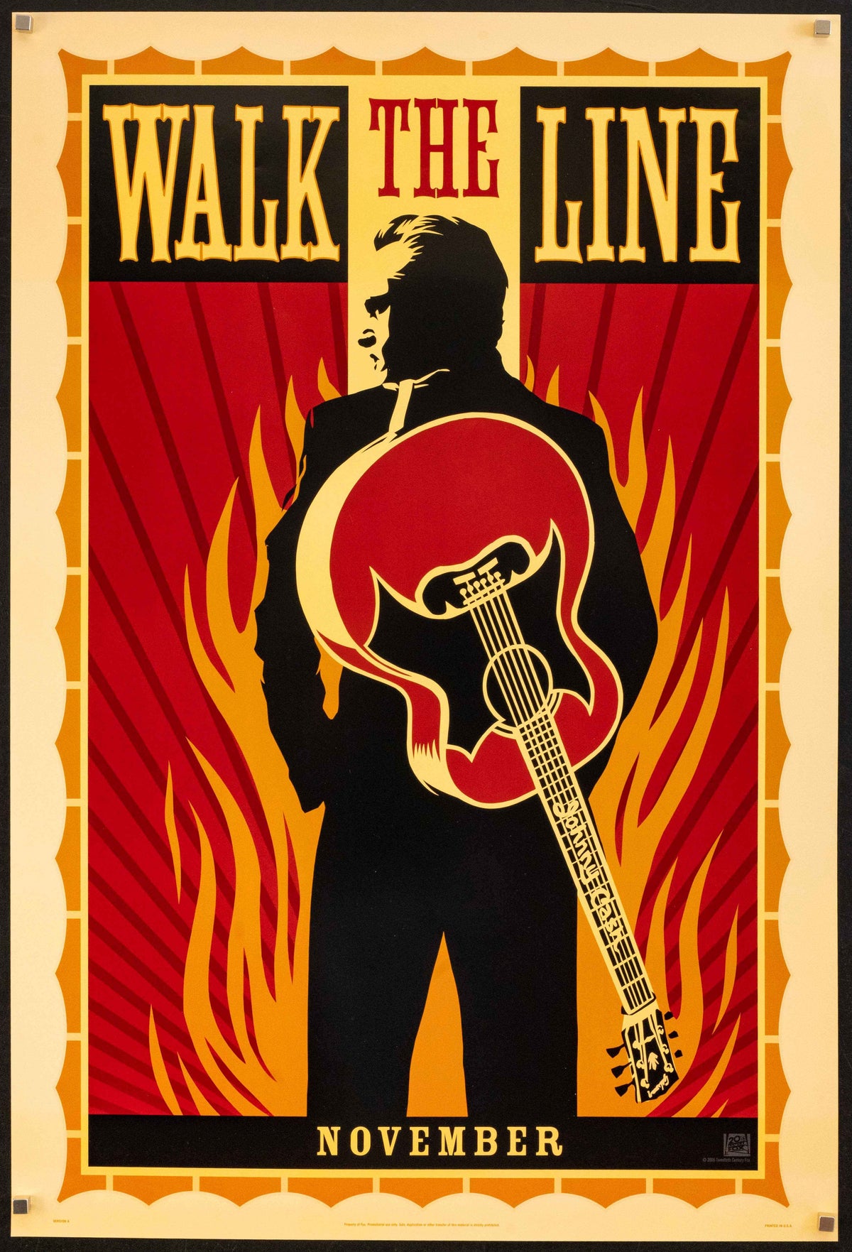 Walk the Line Original Vintage Movie Poster