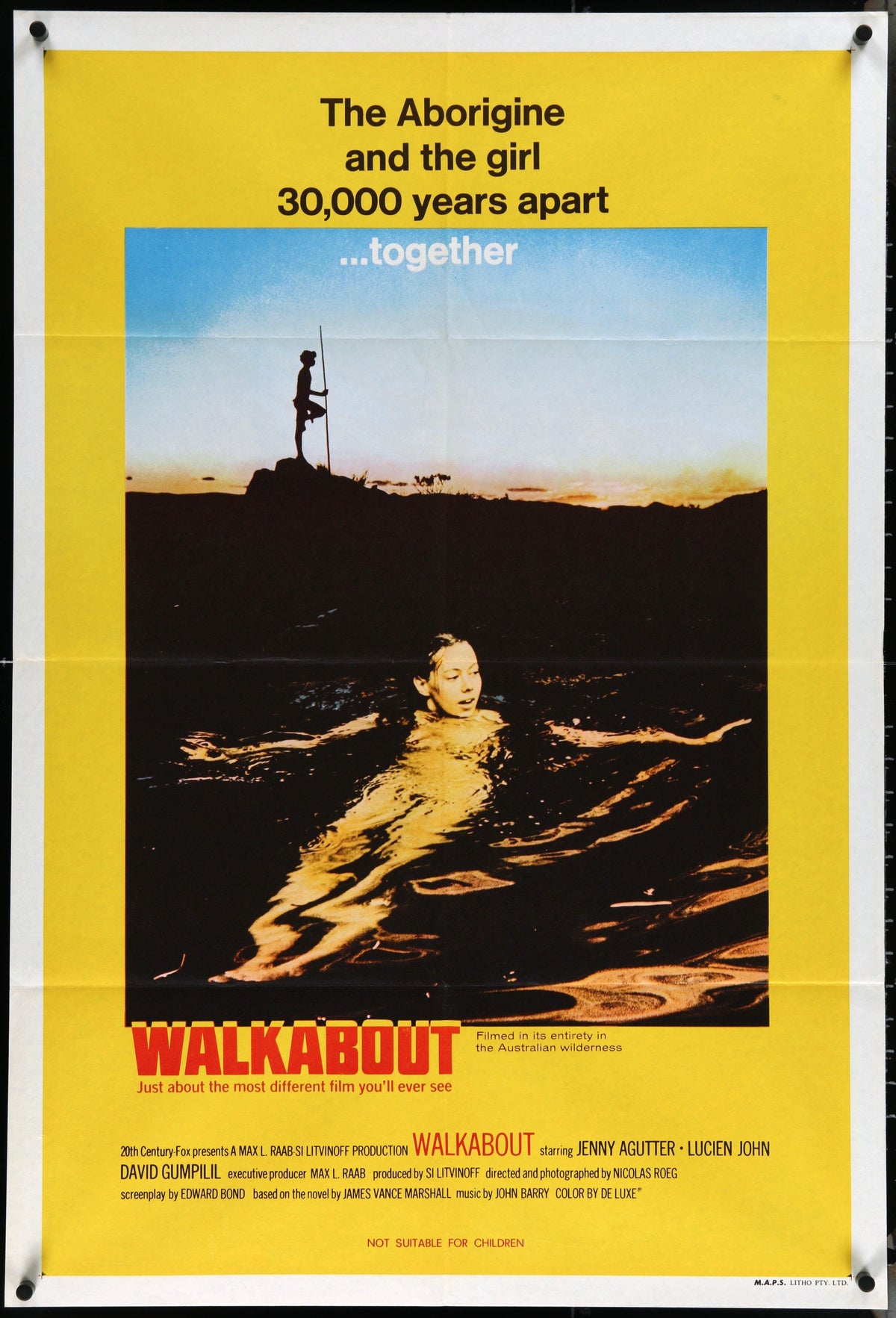 Walkabout Original Vintage Movie Poster