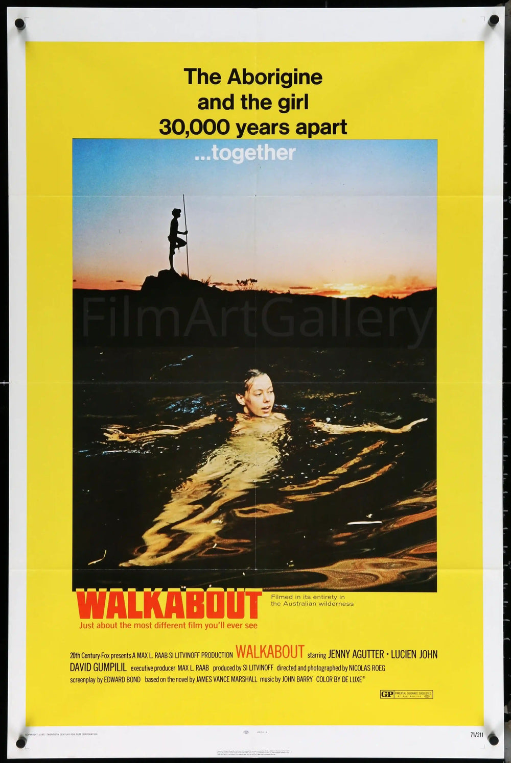 Walkabout Original Vintage Movie Poster