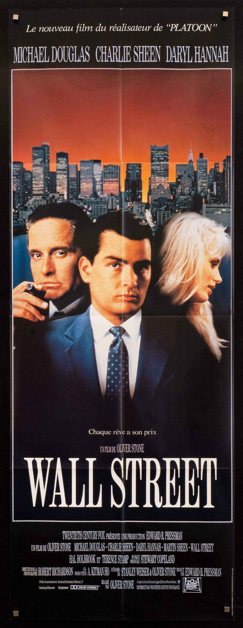 Wall Street Original Vintage Movie Poster