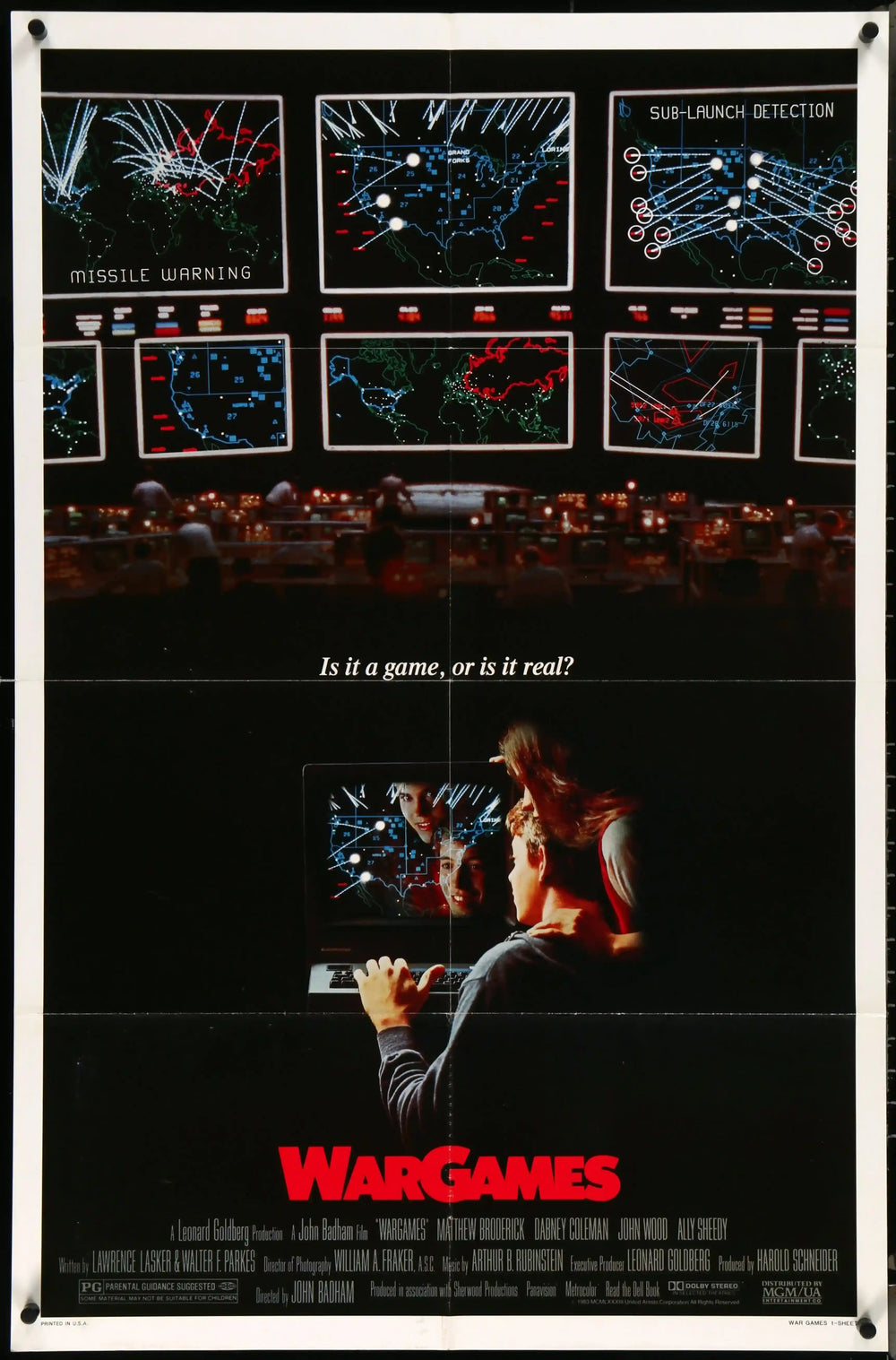 WarGames Original Vintage Movie Poster