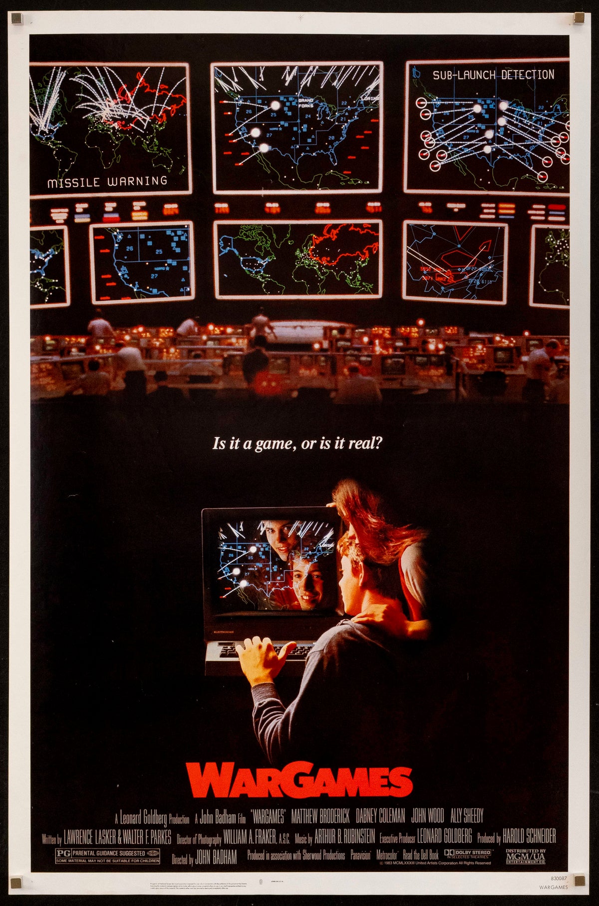 WarGames Original Vintage Movie Poster