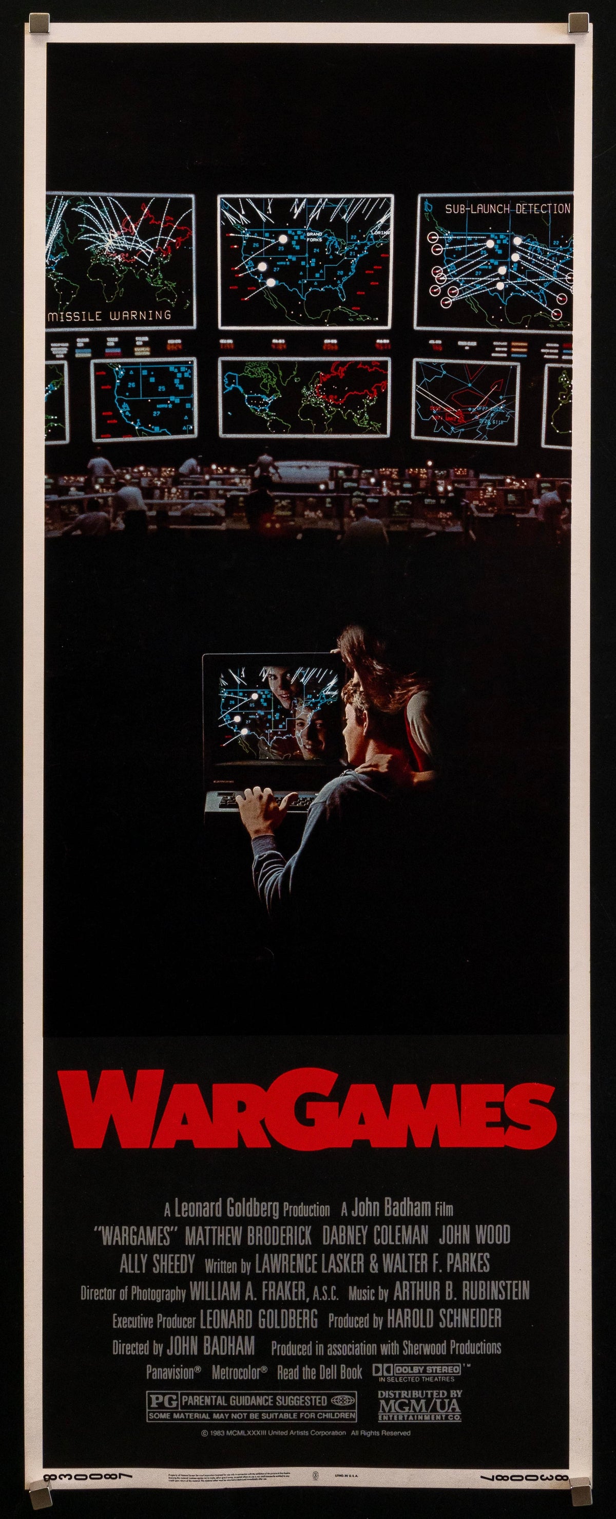 WarGames Original Vintage Movie Poster