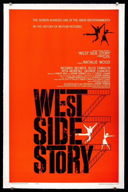 West Side Story Original Vintage Movie Poster