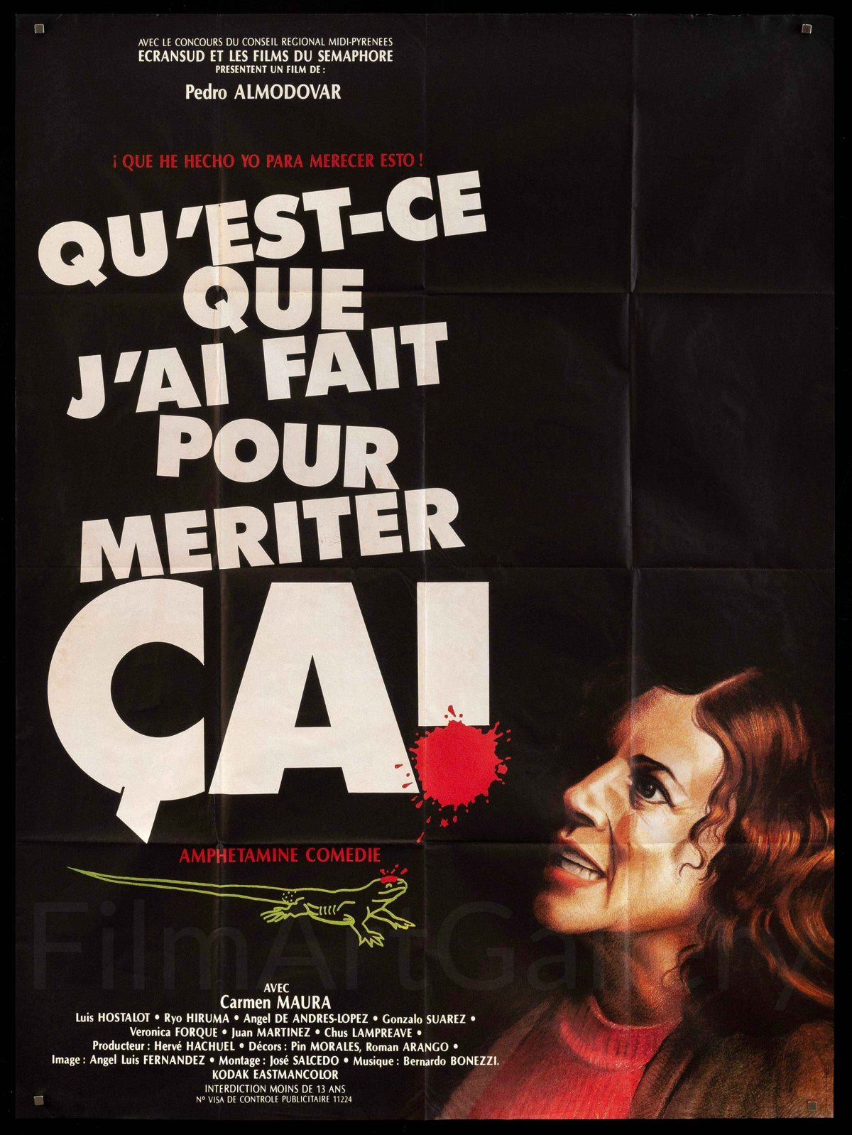 What Have I Done to Deserve This! Original Vintage Movie Poster
