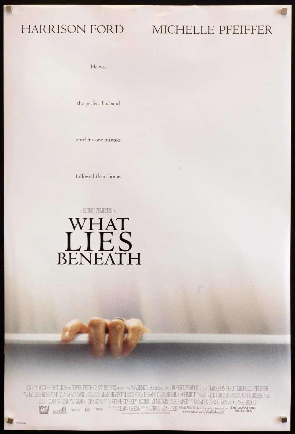What Lies Beneath Original Vintage Movie Poster