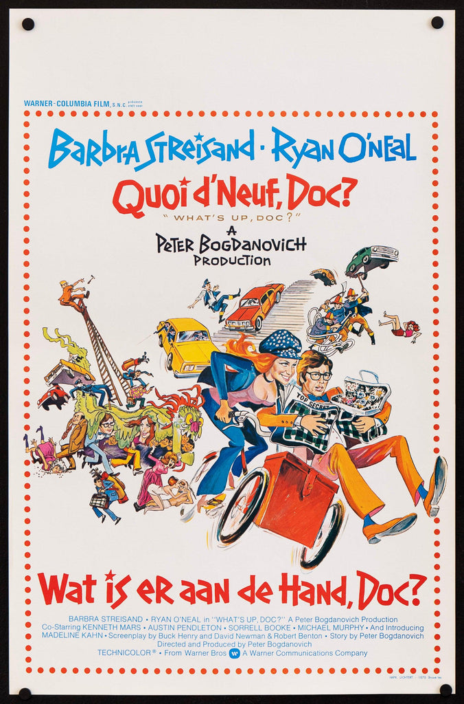 What's Up Doc Belgian (14x22) Original Vintage Movie Poster