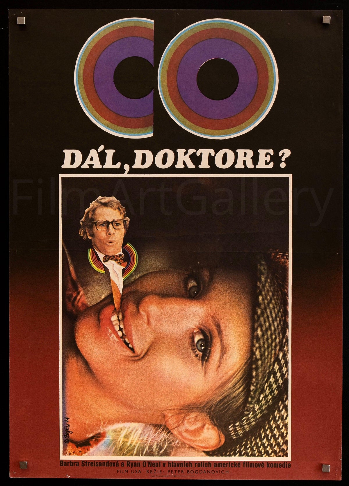 What&#39;s Up Doc Czech (23x33) Original Vintage Movie Poster