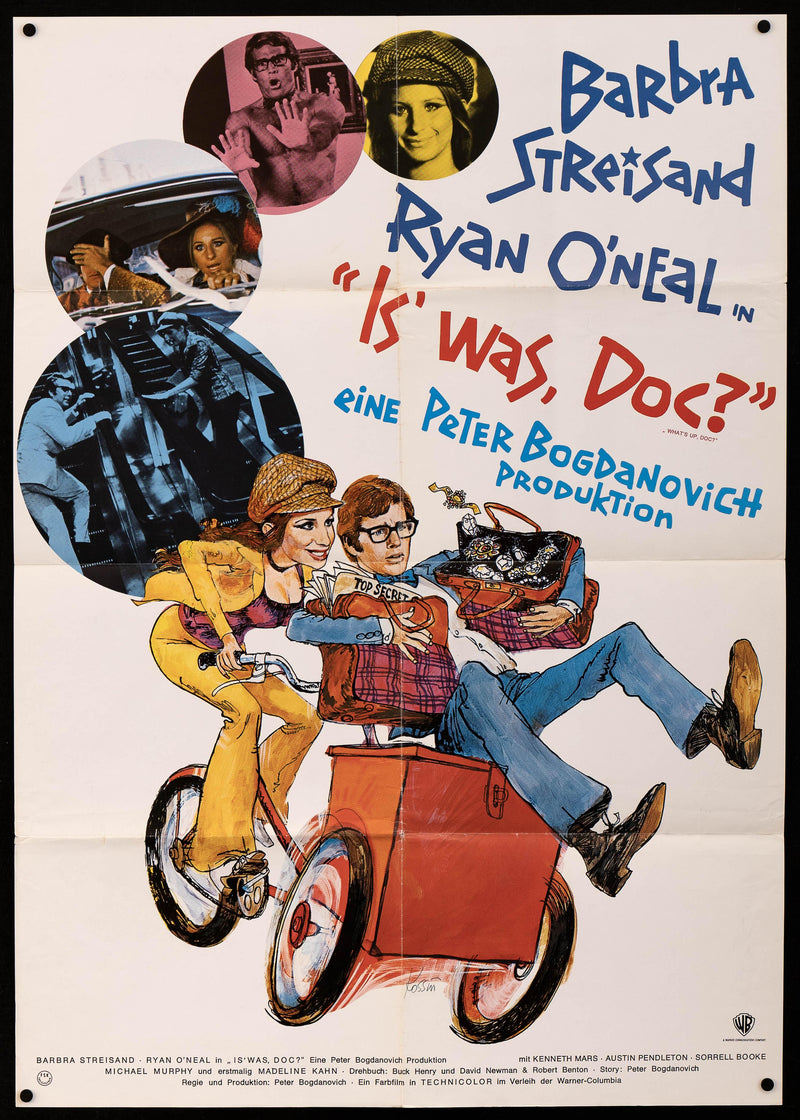 What's Up Doc German A1 (23x33) Original Vintage Movie Poster