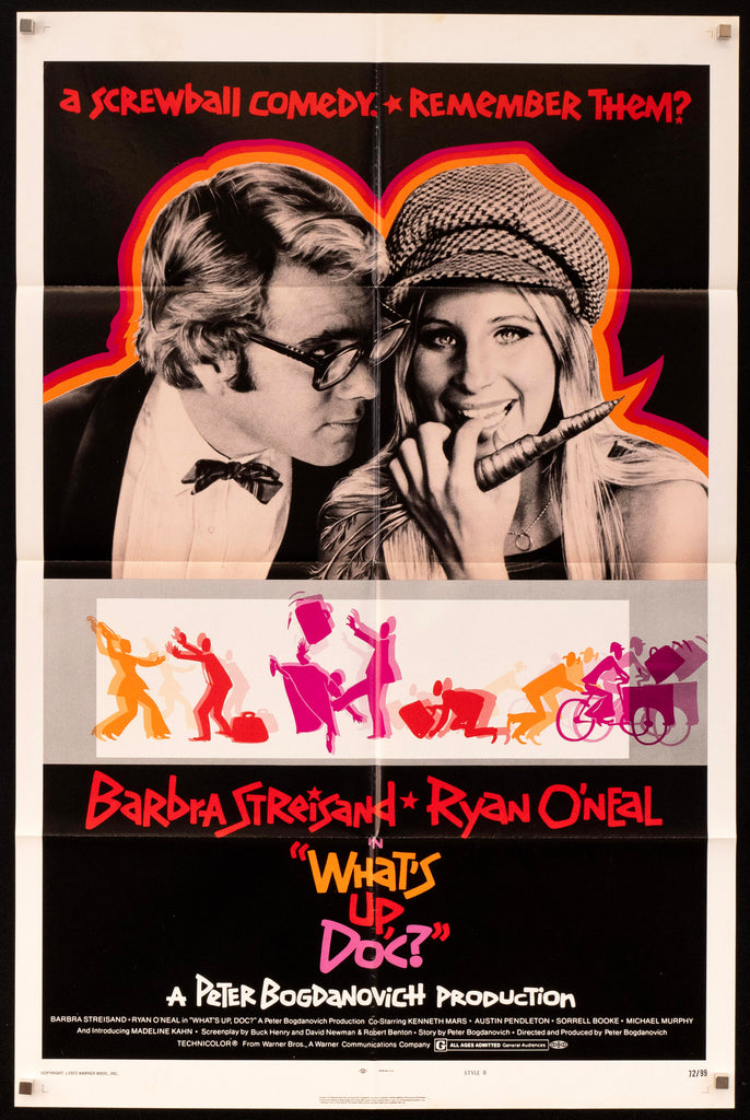 What's Up Doc Original Vintage Movie Poster
