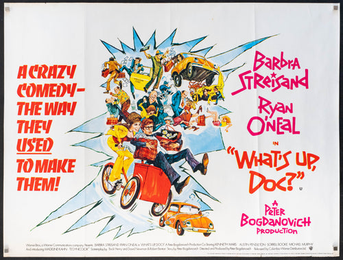 What's Up Doc Original Vintage Movie Poster