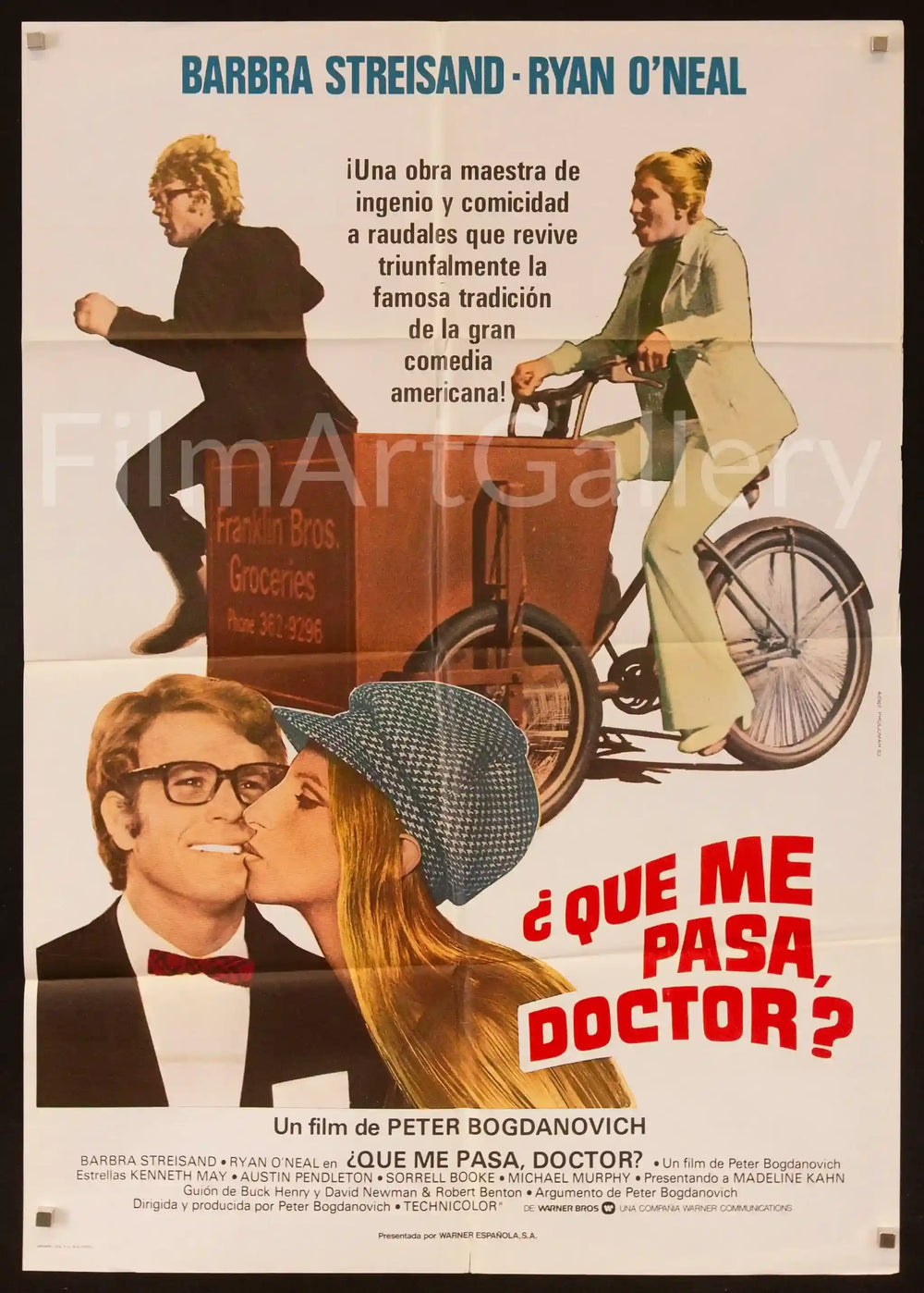 What's Up Doc Original Vintage Movie Poster