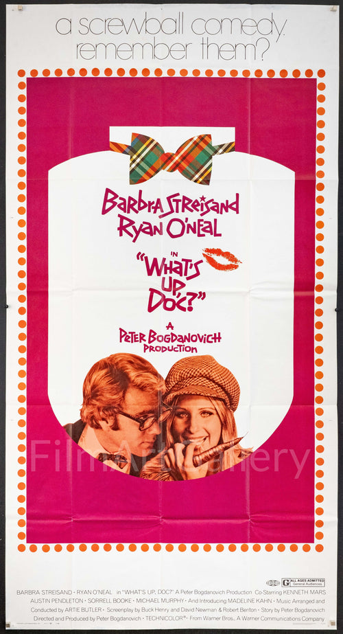 What's Up Doc Original Vintage Movie Poster