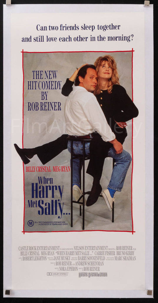 When Harry Met Sally Australian Daybill (13x30) Original Vintage Movie Poster