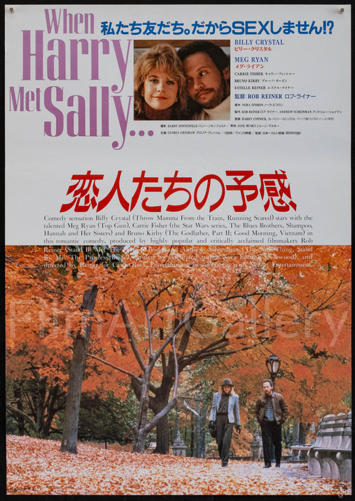 When Harry Met Sally Original Vintage Movie Poster