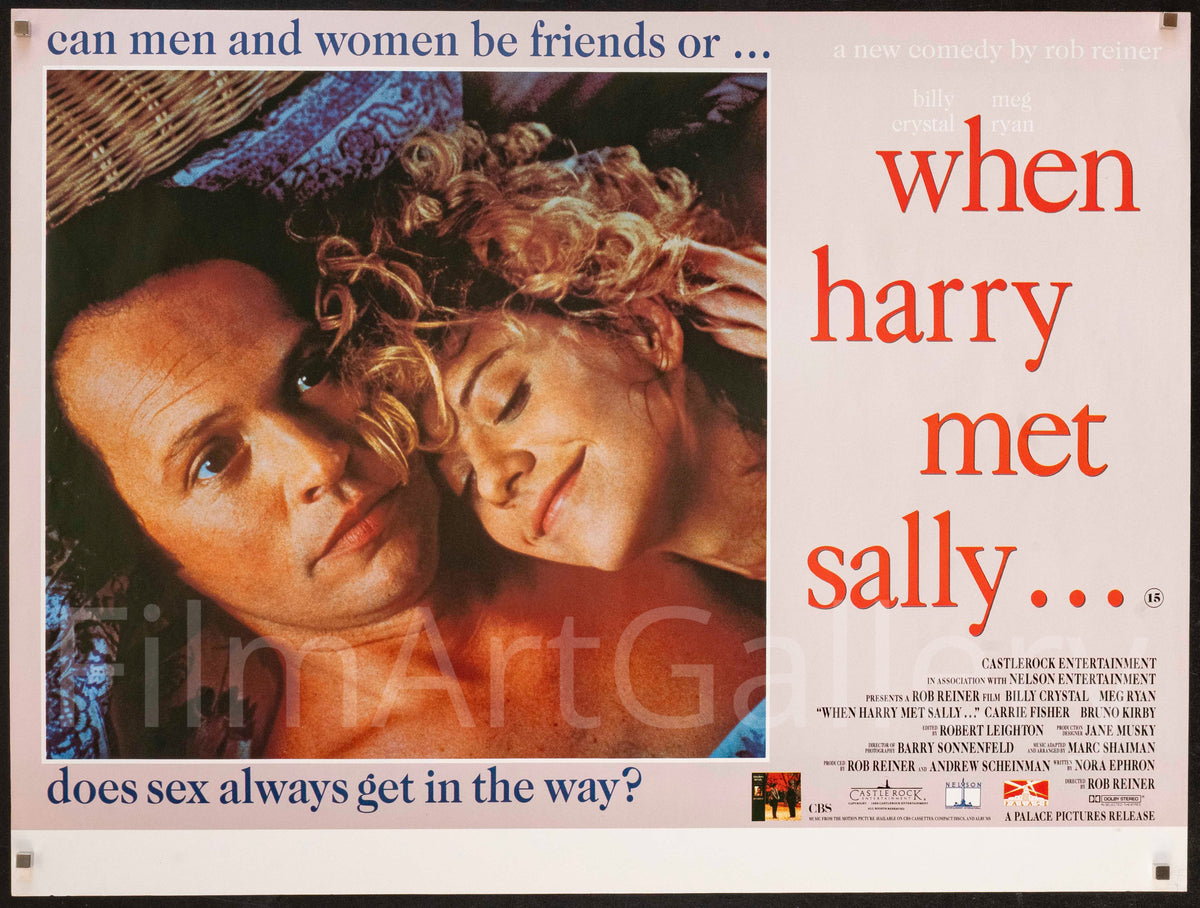When Harry Met Sally Original Vintage Movie Poster