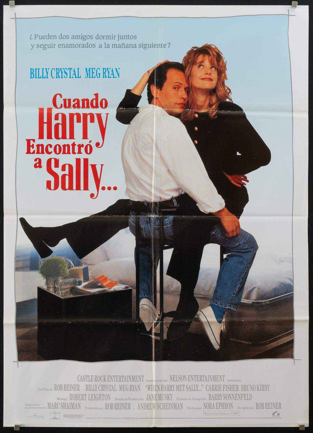 When Harry Met Sally Movie Poster 1989 1 Sheet 27x41 when-harry-met-sally-movie-poster-1989-1-sheet-27x41