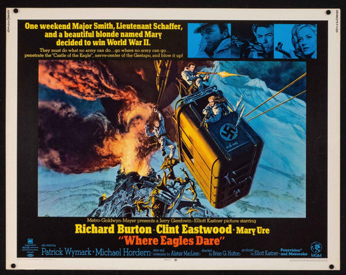 Where Eagles Dare Original Vintage Movie Poster