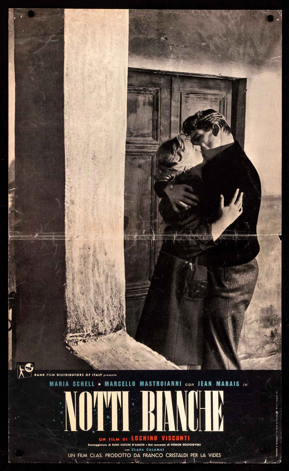 White Nights (Le Notti Bianche) Original Vintage Movie Poster