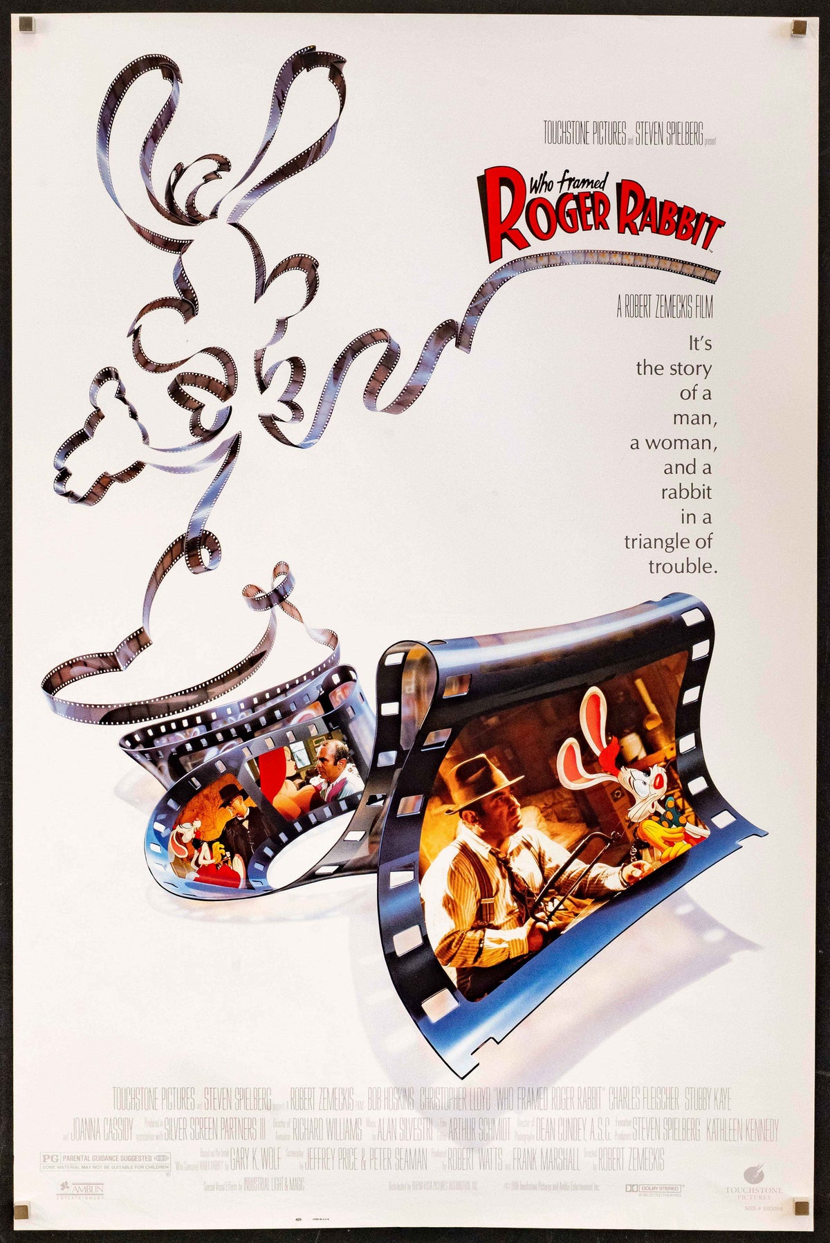 Who Framed Roger Rabbit Original Vintage Movie Poster