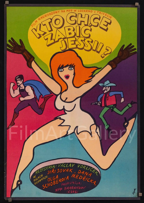Who Wants To Kill Jessie Original Vintage Movie Poster