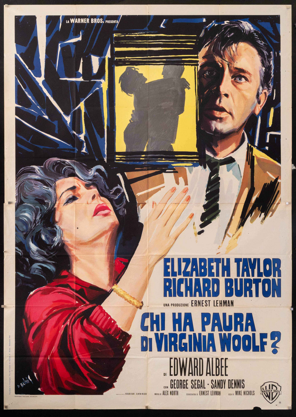 Who's Afraid of Virginia Woolf Original Vintage Movie Poster