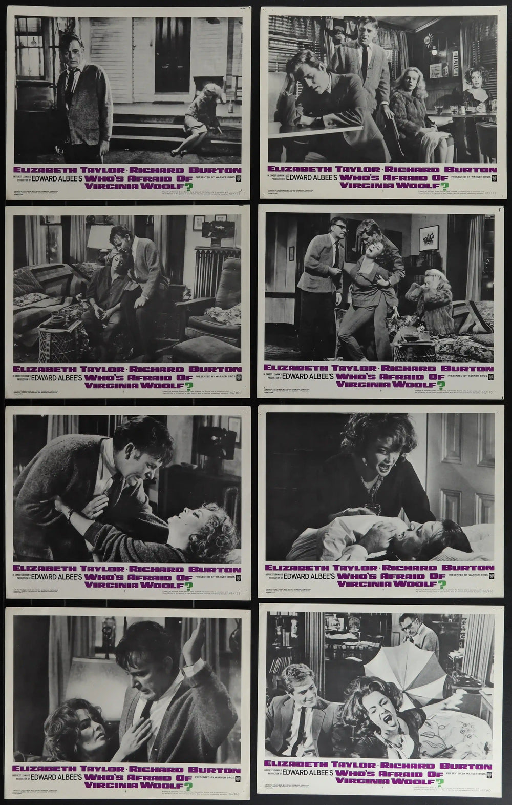 Who's Afraid of Virginia Woolf Original Vintage Movie Poster