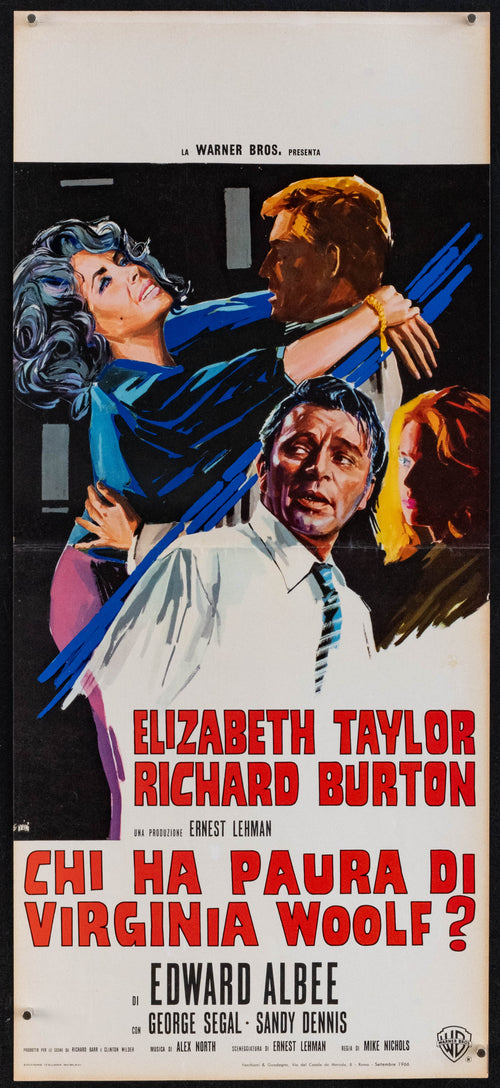 Who's Afraid of Virginia Woolf Original Vintage Movie Poster