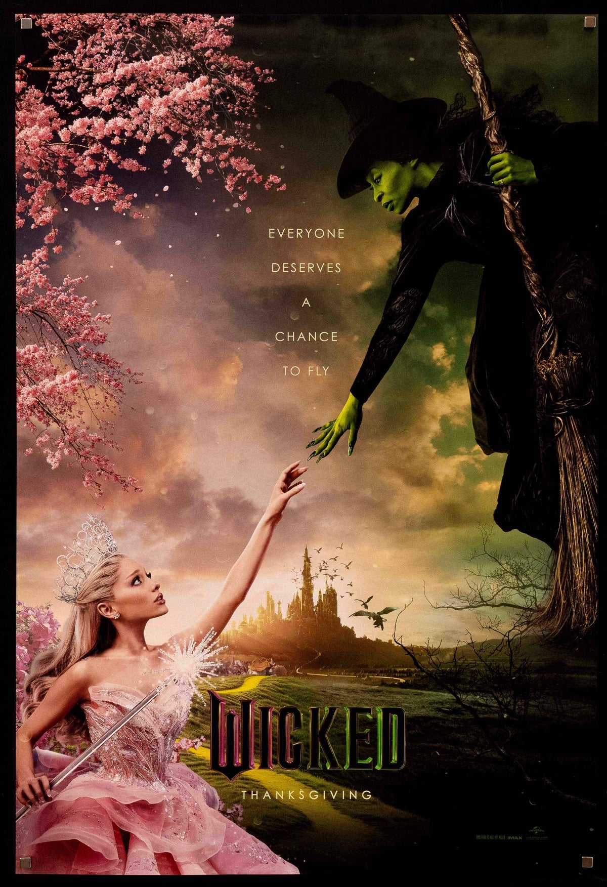 Wicked Movie Poster 2024 1 Sheet 27x40 wicked-movie-poster-2024-1-sheet-27x40