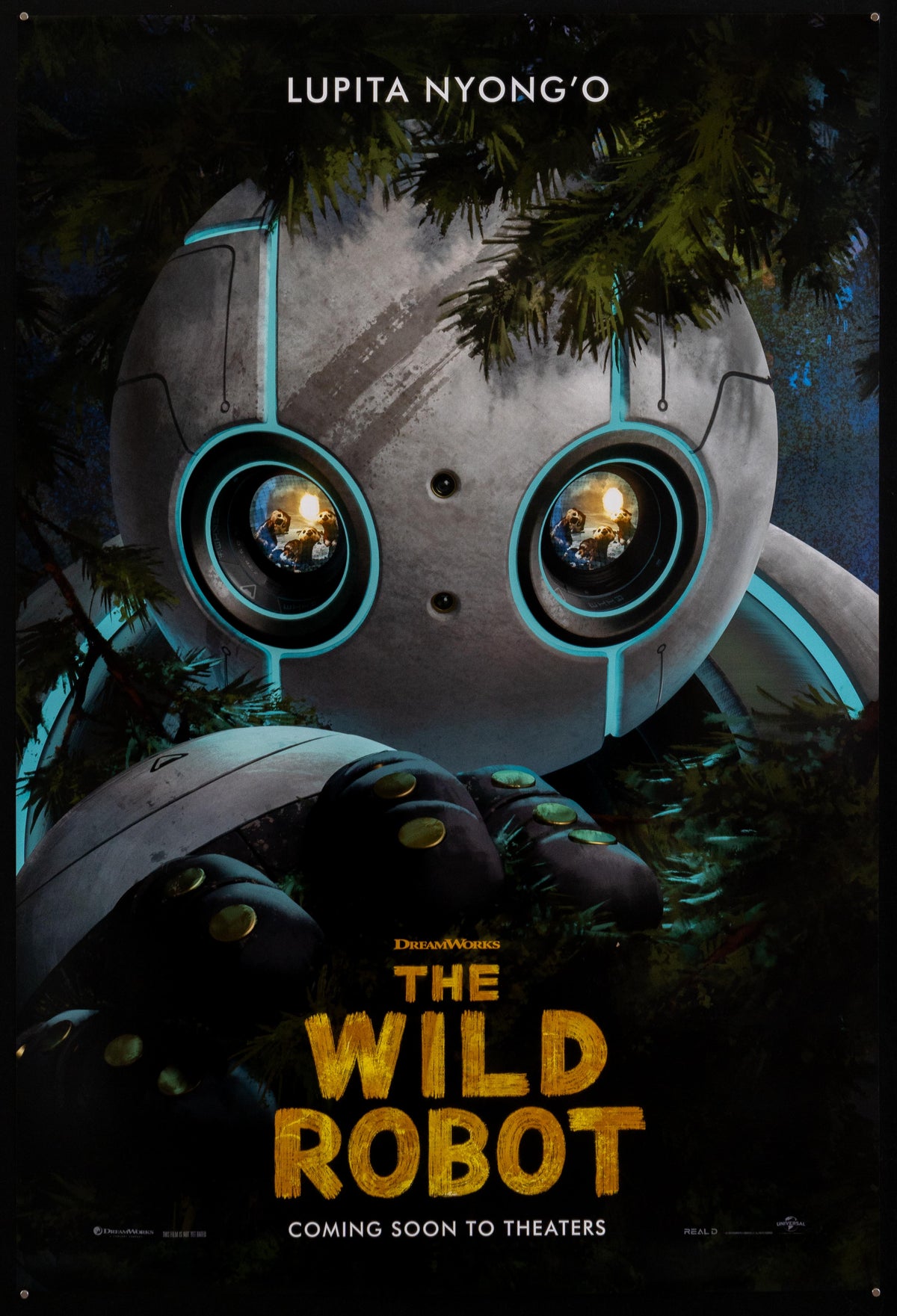 Wild Robot Original Vintage Movie Poster