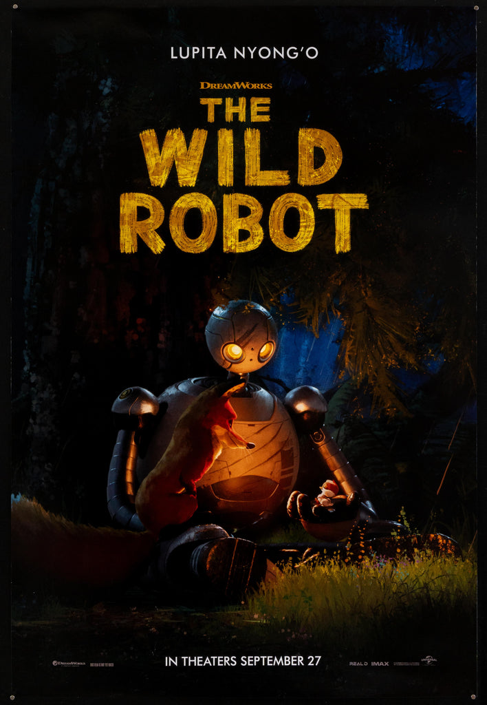 Wild Robot Original Vintage Movie Poster