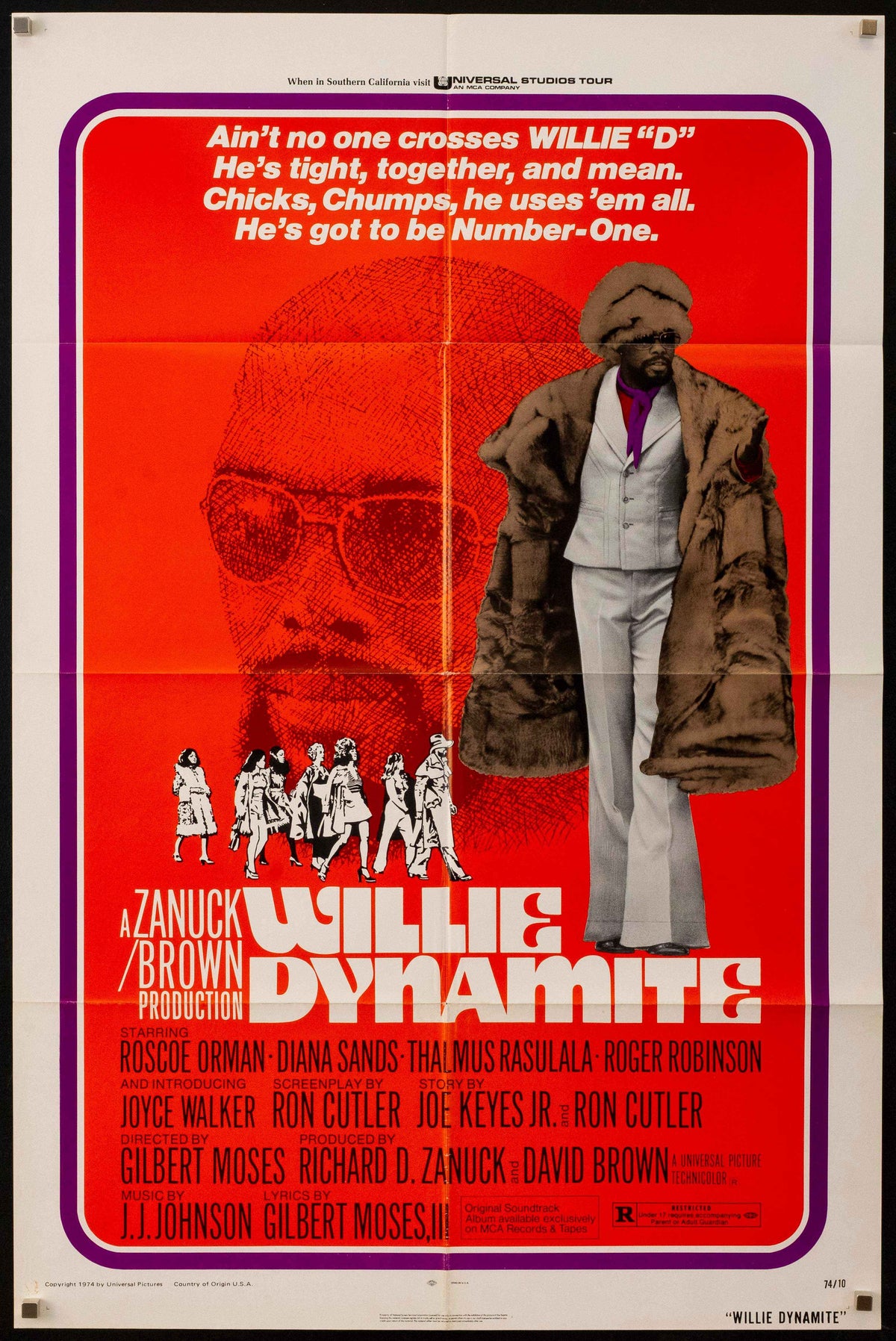 Willie Dynamite Original Vintage Movie Poster